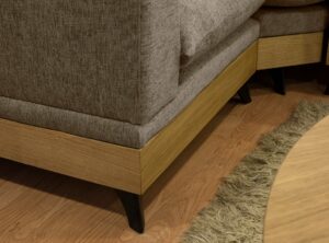 Σαλόνι γωνία Wooden base